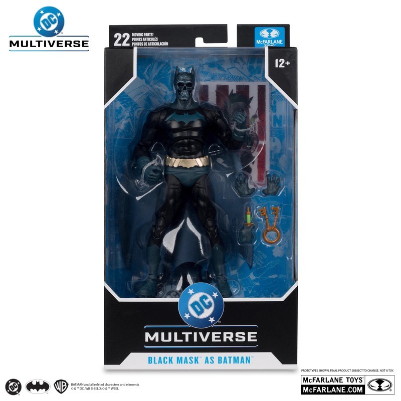 พร้อมส่ง mcfarlane mcfarlane Black Mask ปลอมกับ Batman 1/10 Hands-on