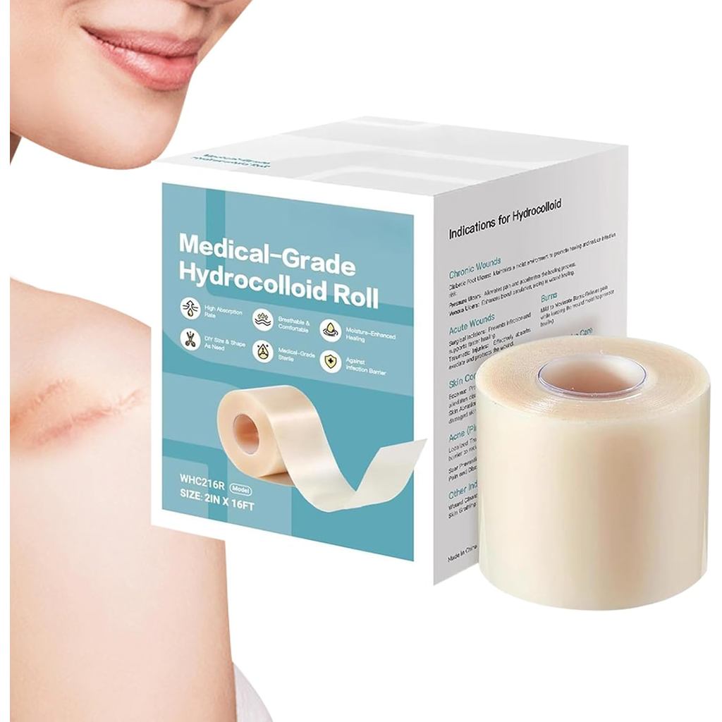 Hydrocolloid Roll Pimple Patch 5CM X 5M, Rotolo Di Idrocolloide Di Medico, Cerotti Idrocolloidali Ro