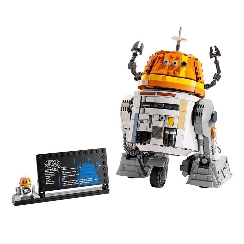 C1-10P75416 หุ่นยนต์ Little Iron Star Wars Jaguar ใช้งานร่วมกับ Lego Mechanics Matching Series