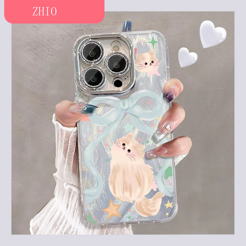 🔥มาพร้อมกับการป้องกันเลนส์🔥เหมาะสําหรับ xiaomi15 14 13 12 Redmi Note 13 14 pro plus Note13 Note14 เคสสโทรศัพท์ Mi /14 K80/K70/K60 Feather Pro Cat 266