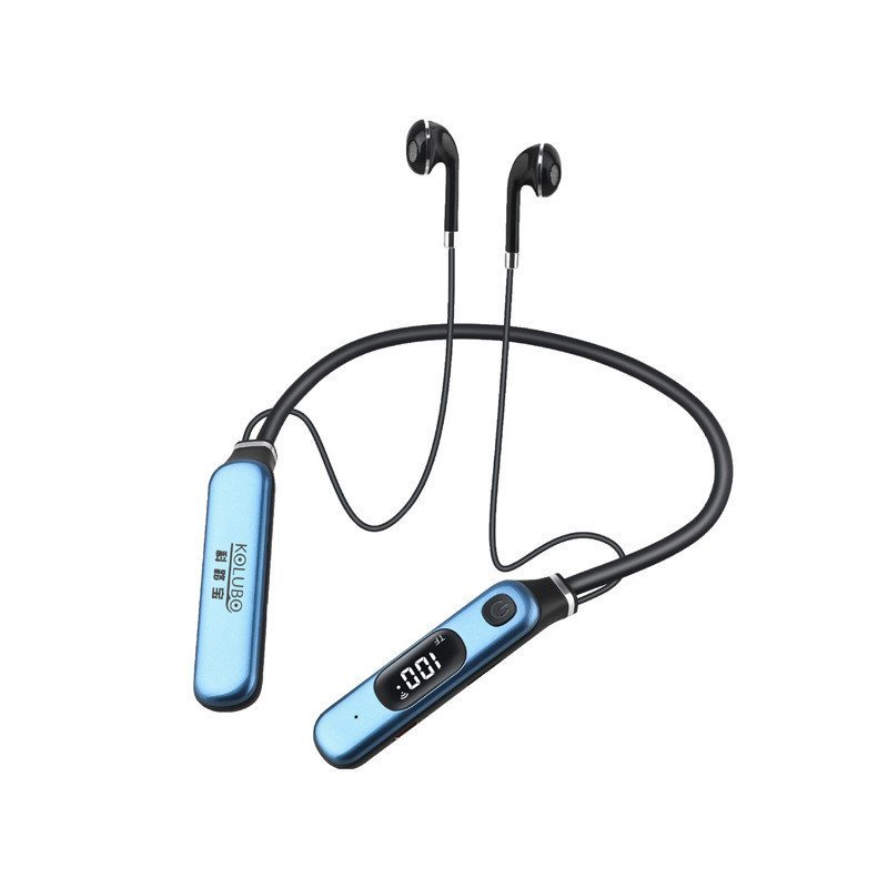 สไตล์ใหม่รุ่นส่วนตัว 5.1 ชุดหูฟังบลูทูธกีฬาไร้สายแบบติดคอหูด้านหลังมัลติฟังก์ชั่น K-Song Re