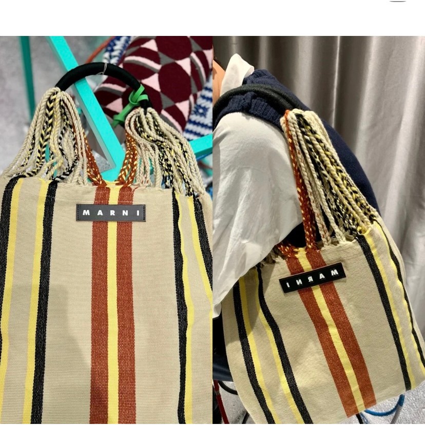 กระเป๋าถือ Marni Hammock Bag ดีไซน์ลายเฉื่อยสีเรโทร สไตล์ควรค่าแก่การใช้งานทุกวัน