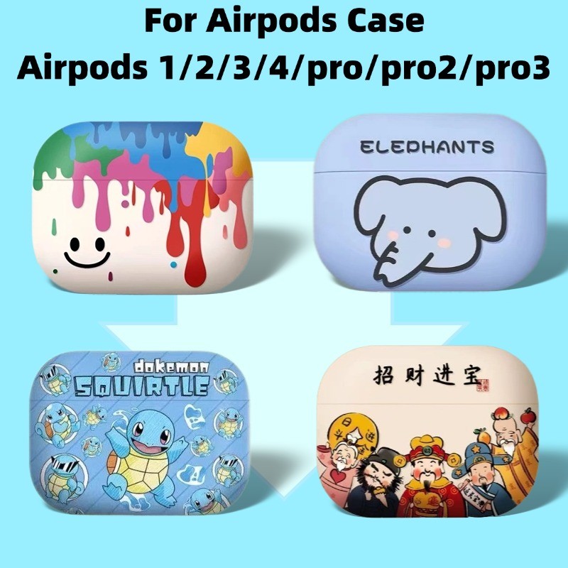 สําหรับ airpods pro 3 และ AirPods 1/2/3/4 case/AirPods pro/pro2 case เคสการ์ตูน