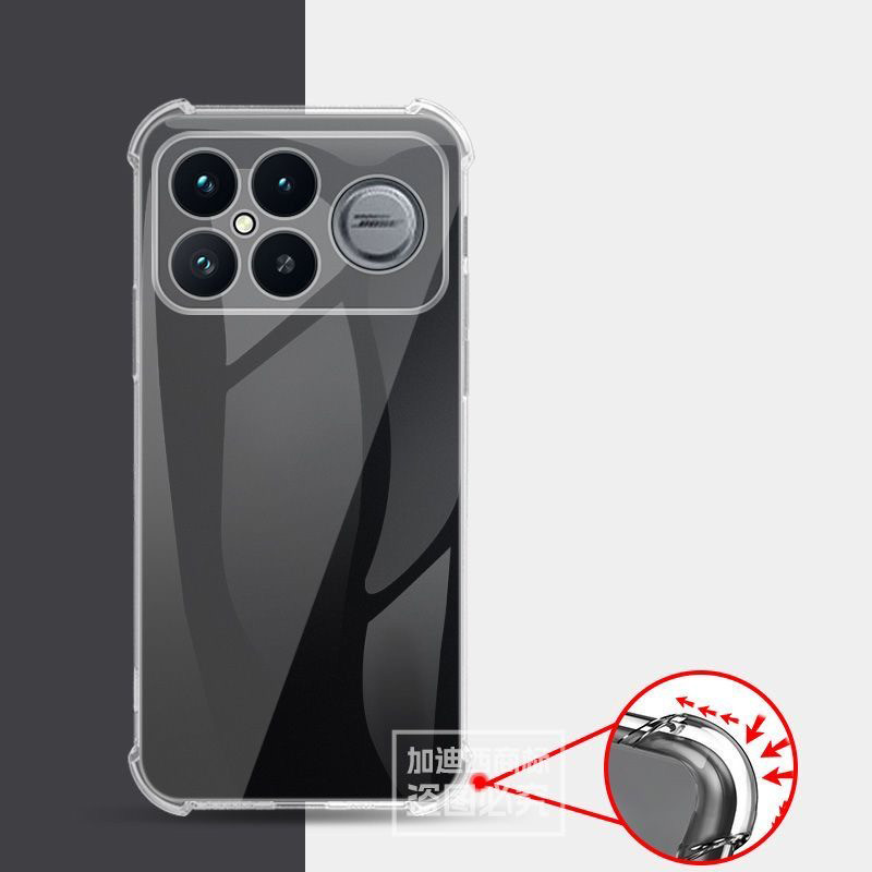 Redmi K90 Pro Max Anti-FallปลอกสําหรับRedmi K90 Soft TPUซิลิโคนเคสใสRedmi K80 ProกันกระแทกK70 Ultra