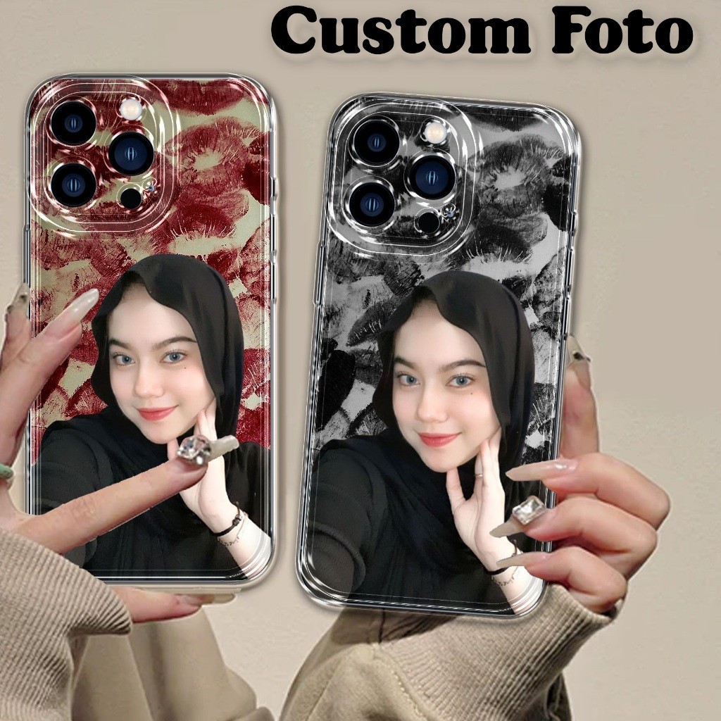 Custom Kiss PhotoสําหรับOPPO A5X A5i PRO A17 A16 A15 A16S A38 A18 A15S A17K A3S A5S A12 A57 A98 A76 