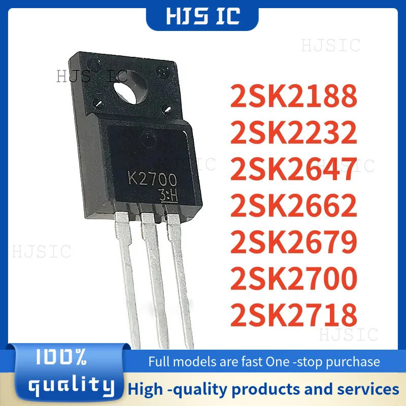 5PCS 2SK2188 2SK2232 2SK2647 2SK2662 2SK2679 2SK2700 2SK2718 TO-220F K2188 K2232 K2647 K2662 K2679 K