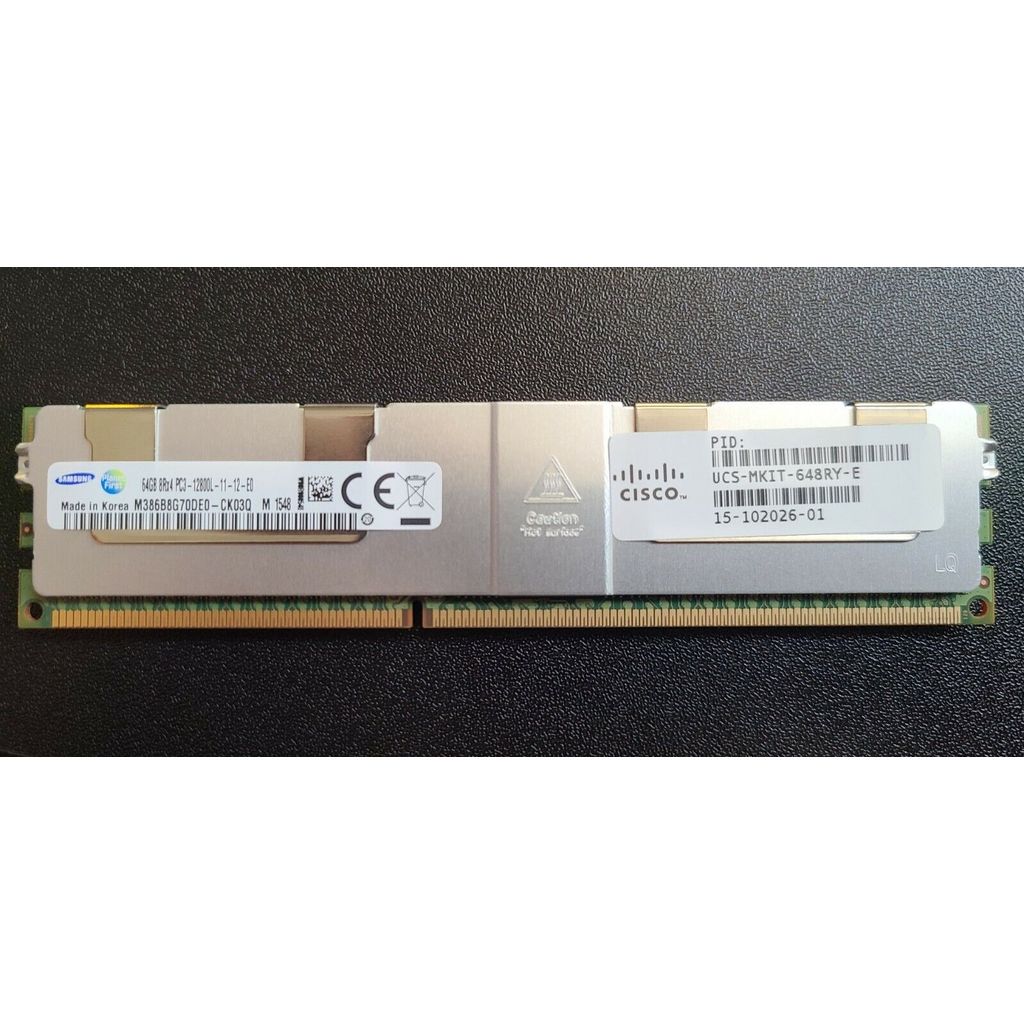 UCS-MKIT-648RY-E Sco 64GB DDR3 1600 ECC LRDIMM หน่วยความจําเซิร์ฟเวอร์