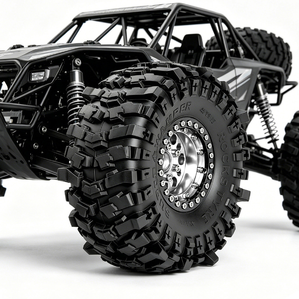 4 ชิ้น 1.9 นิ้วล้อยางสําหรับ 1/10 RC Crawler TRX4 TRX6 SCX10 Gen7/8 D90 VS4-10