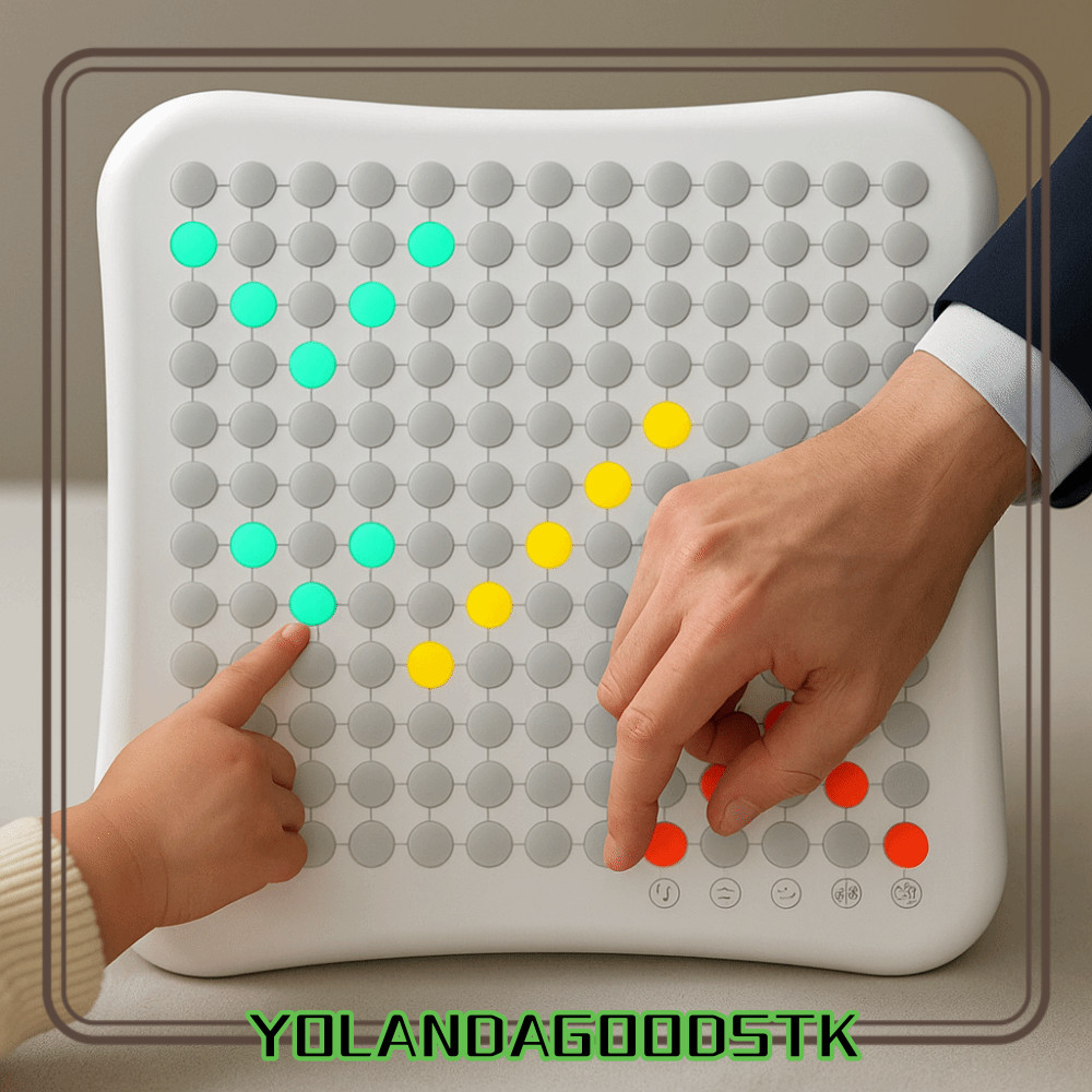 IYOLANDAGOODS1 Intelligent Gobang, AI Educational Smart Electronic Gomoku, แบบพกพาชาร์จ 5-in-1 Inter