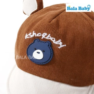 หมวกเด็กทรงแก๊ป หมวกแก๊ปเด็กหูหมีน่ารัก Little Bear ปีกหมวกกันแดด ผ้าร่องคอตตอน ใส่สบาย MZ29