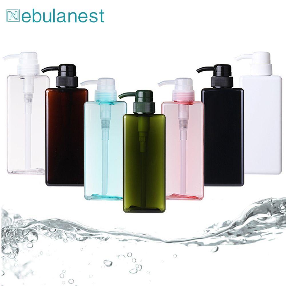 NEBULANEST คอนเทนเนอร์พลาสติกในครัวเรือนเจลอาบน้ําแชมพูเจลทําความสะอาดมือของเหลว