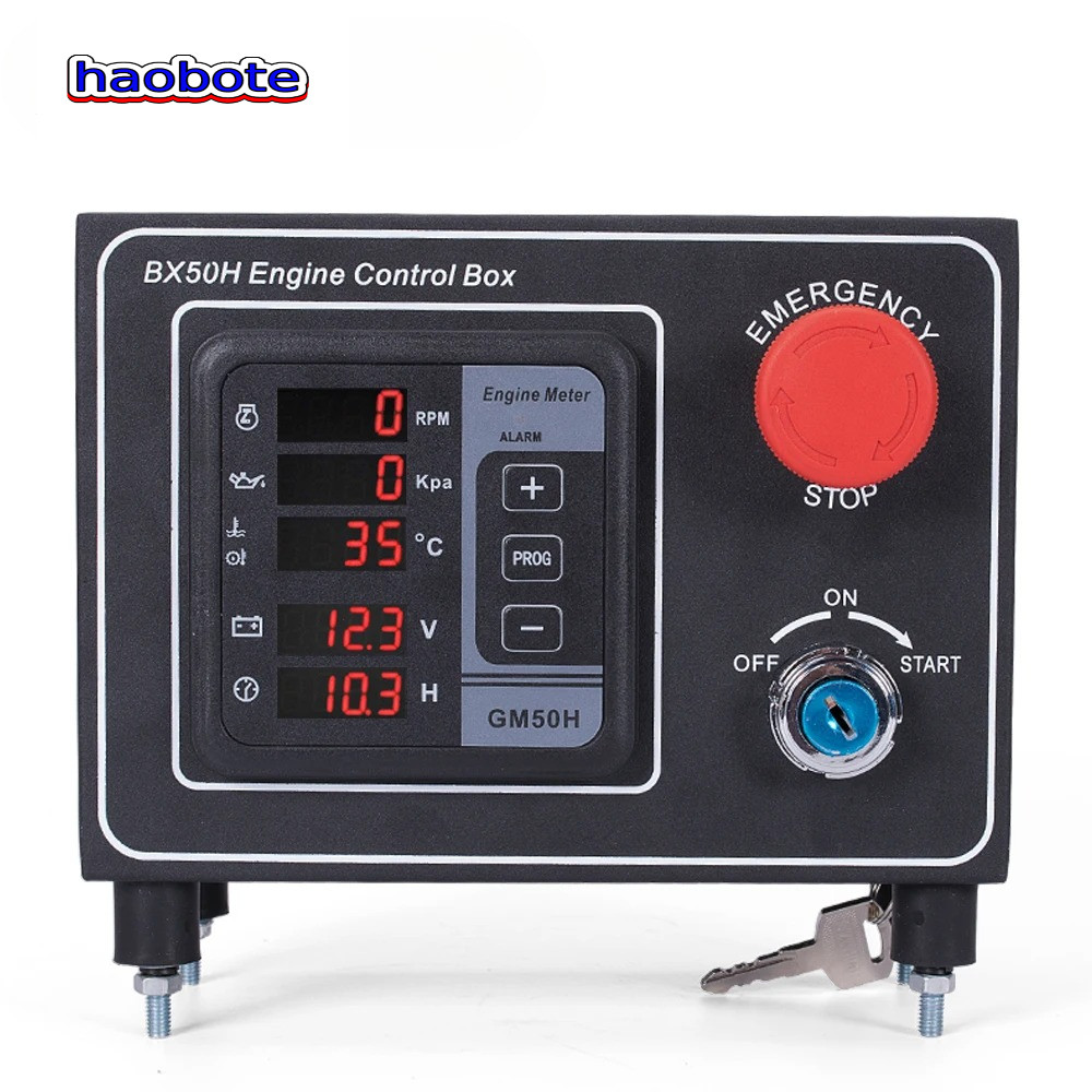 GM50H Multi Function Generator Controller เครื่องยนต์ดิจิตอลมิเตอร์เครื่องกําเนิดไฟฟ้าดีเซลกล่องควบค