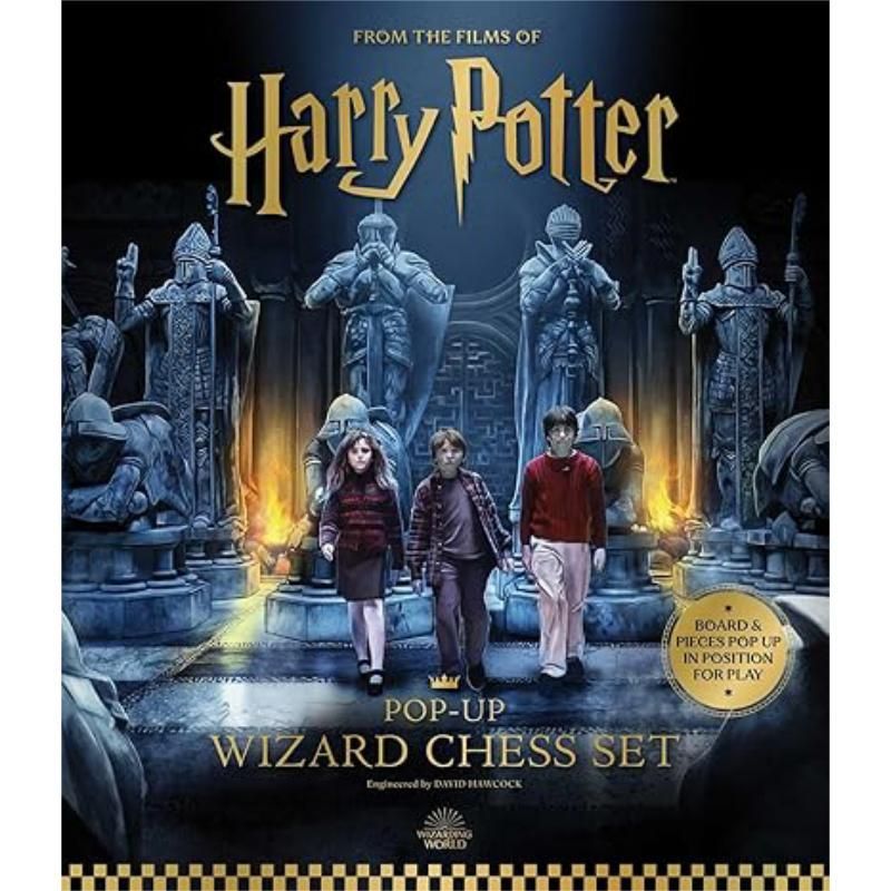 Harry Potter The Pop Up Wizard Chess Set Pop-Up Book ภาษาอังกฤษต้นฉบับ Harry Potter The Pop Up Wizar