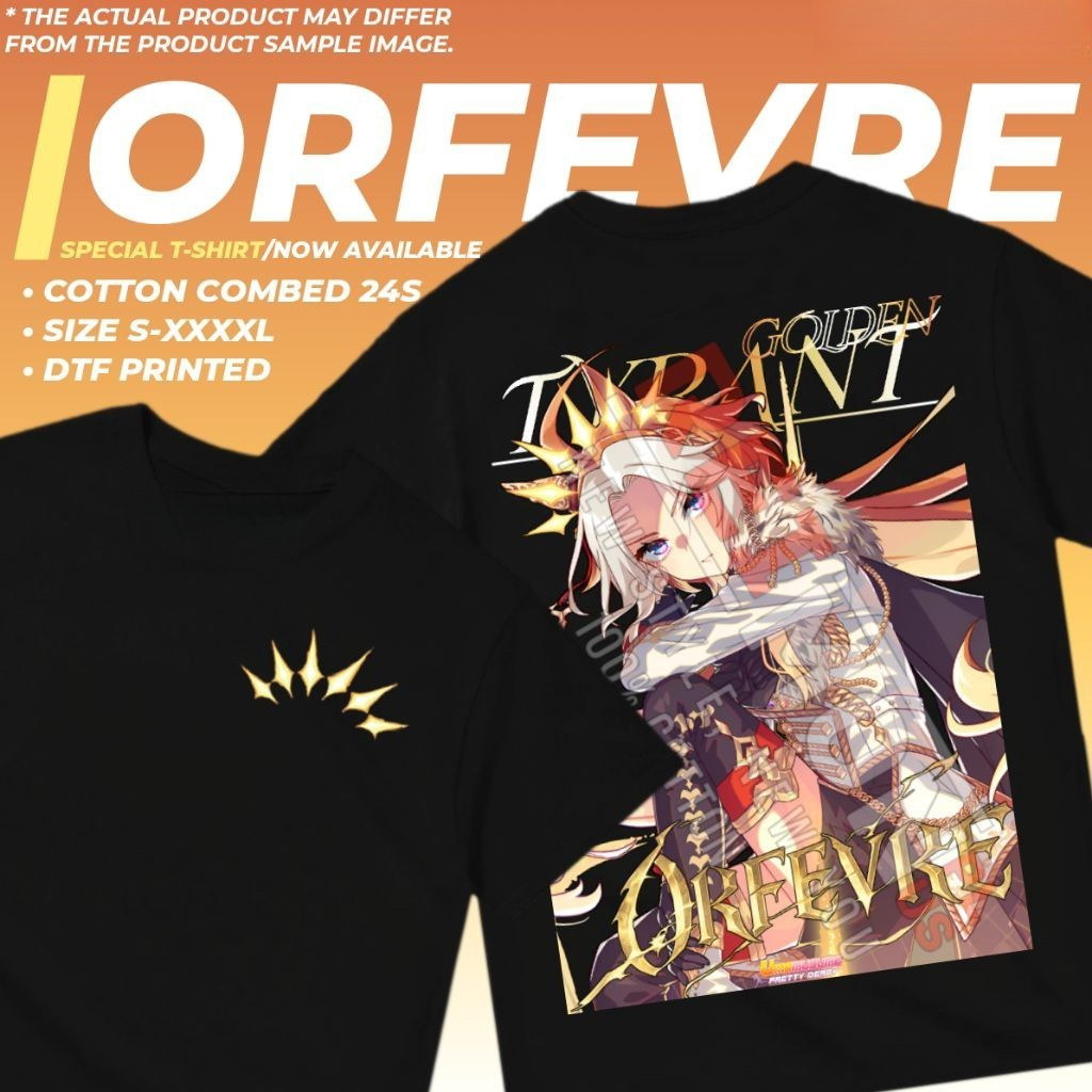 เสื้อยืดผ้าฝ้าย 100% ลาย Orfevre Uma Musume ดีไซน์สตรีท สไตล์อนิเมะ สำหรับทั้งชายและหญิง S-5XL