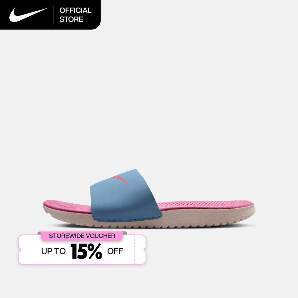Nike Big Kids' Kawa Slides - Work Blue [FJ8812-401]