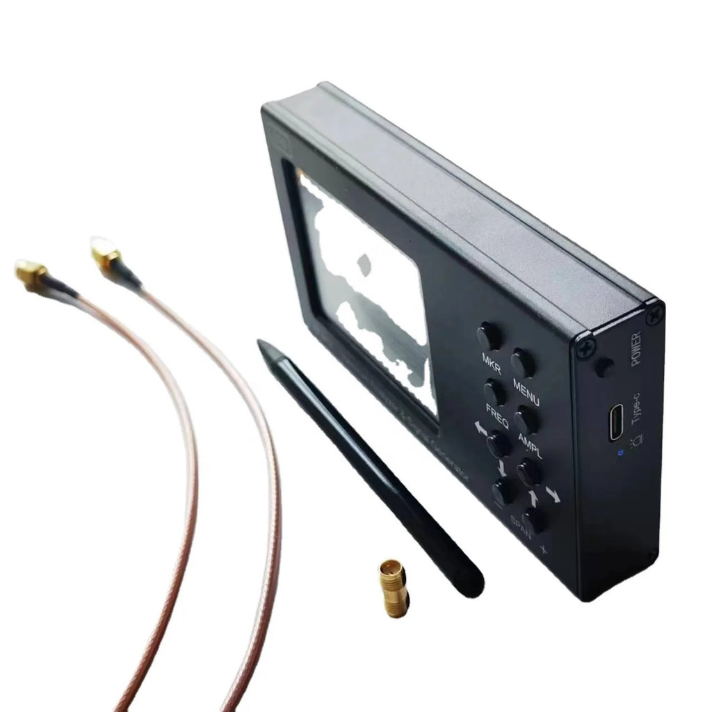 เครื่องวิเคราะห์สเปกตรัม VNA ของแท้ 35-6200MHz 3.2 "จอแสดงผล Lcd 6GHz SA6 เครื่องวิเคราะห์เสาอากาศออ