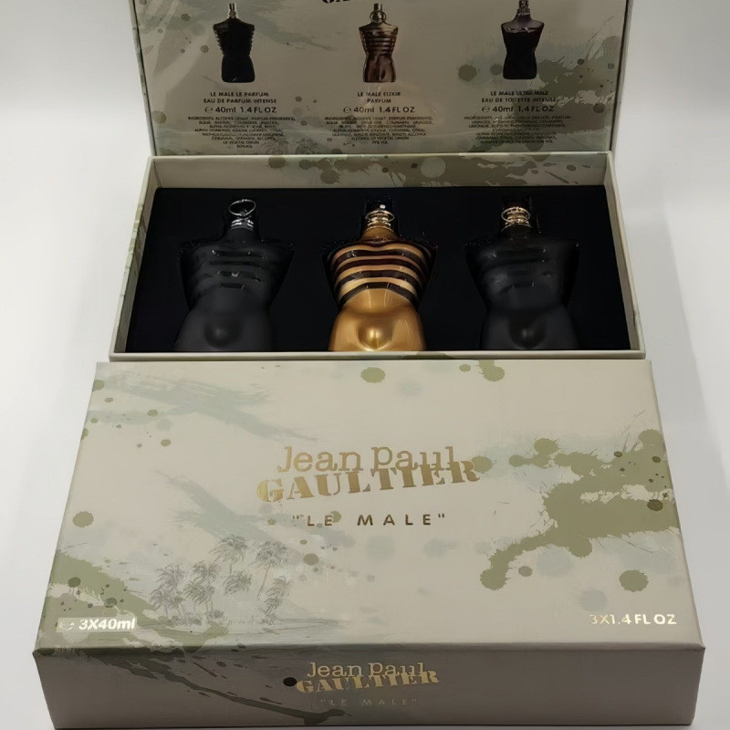 น้ําหอม Gotier Nude Men Perfume Medium Sample ชุดสามชิ้น Scandal Men Medium Sample ชุดสามชิ้น