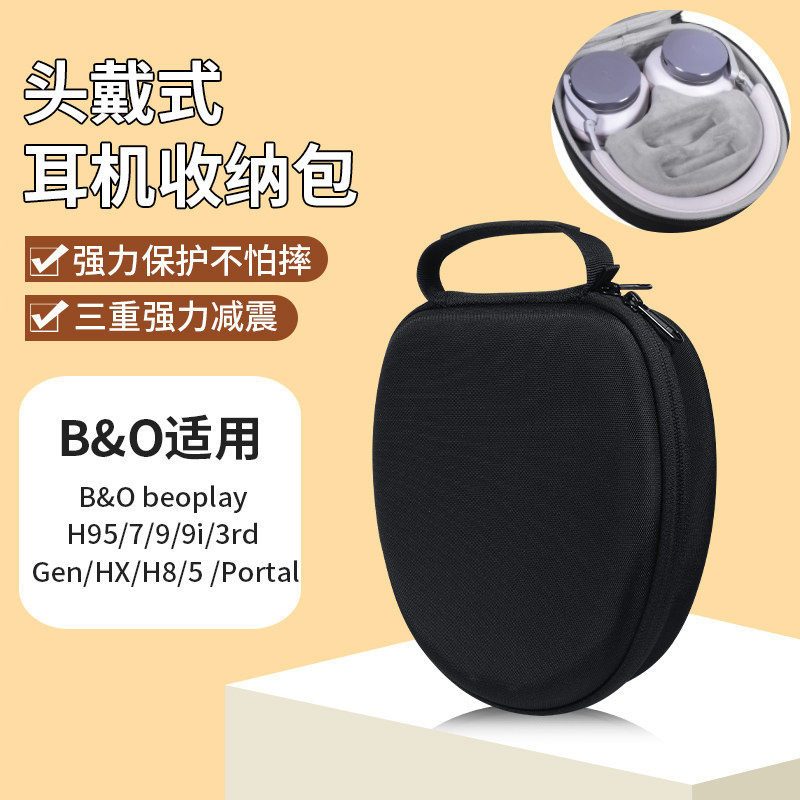 เหมาะสําหรับ B & O beoplay หูฟังกระเป๋าเก็บชุดหูฟัง H95 H7 H9 H9i 3rd Gen หูฟังกระเป๋า Shock-resista