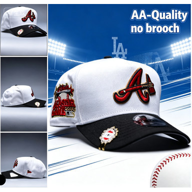 New July Collectionหมวกเบสบอล คุณภาพ AA, New Era, Atlanta Braves 2000 All Star Game 9FIFTY ปีกโค้งปร