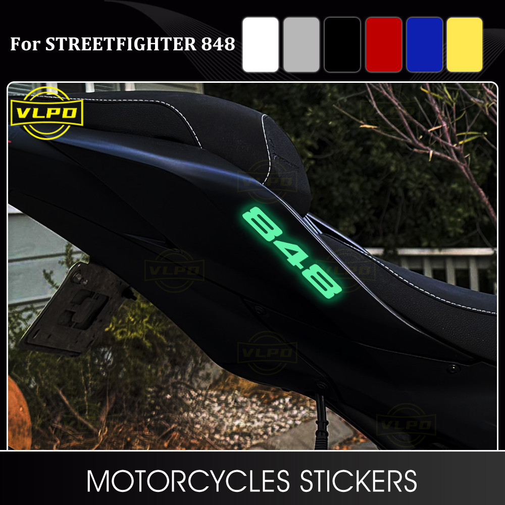 สติกเกอร์รถจักรยานยนต์รูปลอกกันน้ําสําหรับ Ducati Streetfighter 848 สติกเกอร์ Street Fighter 848 อุป