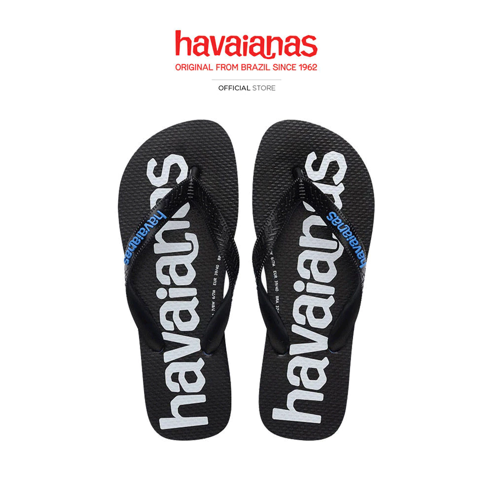 HAVAIANAS รองเท้าแตะ Top Logomania 2 Flip Flop BRILLIANT BLUE 414574135043U_F5BLXX