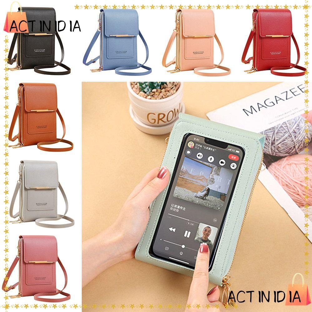 ACTINIDIA RFID กระเป๋ากันขโมย กระเป๋าสะพายข้างสําหรับเดินทาง RFID