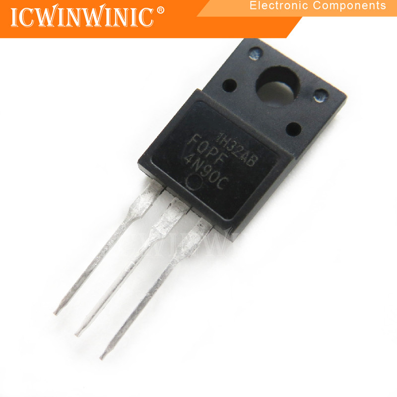 5 ชิ้น FQPF4N90C FQPF4N90 TO-220F ส่วนประกอบอิเล็กทรอนิกส์