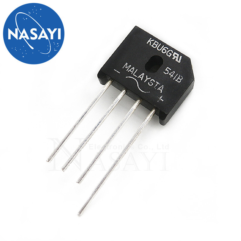 5 ชิ้น KBU6G Bridge Rectifier Rectifier Bridge Stack วงจรรวม IC