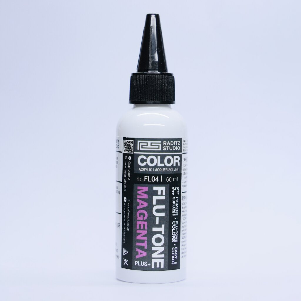 Raditz Studio FL04 Flu-Tone Magenta 60 ml (Flu-Tone Series) 8858878500048 (สี)