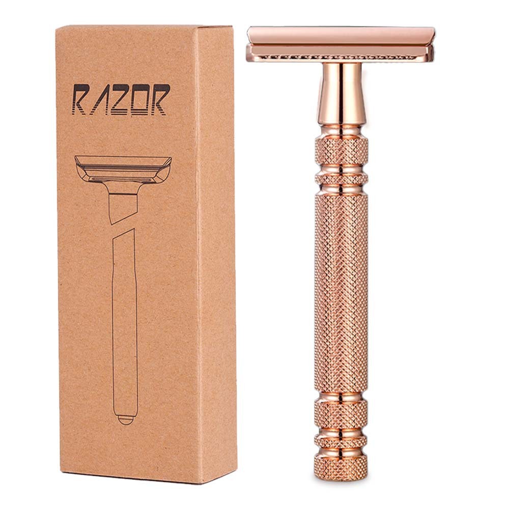 Manual Razor Platinum Double-Sided Blade Razor Safety Razor Old-fashioned Shaving Household [llb]