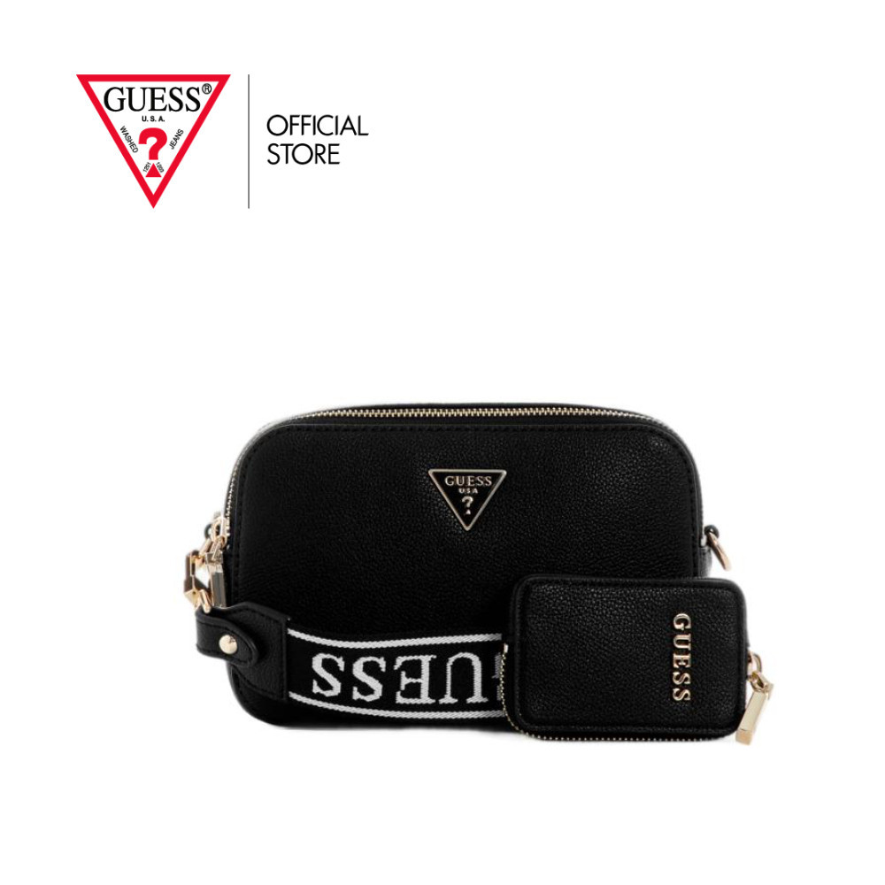 GUESS กระเป๋า รุ่น BG869113 LATONA II CAMERA CROSSBODY สีดำ
