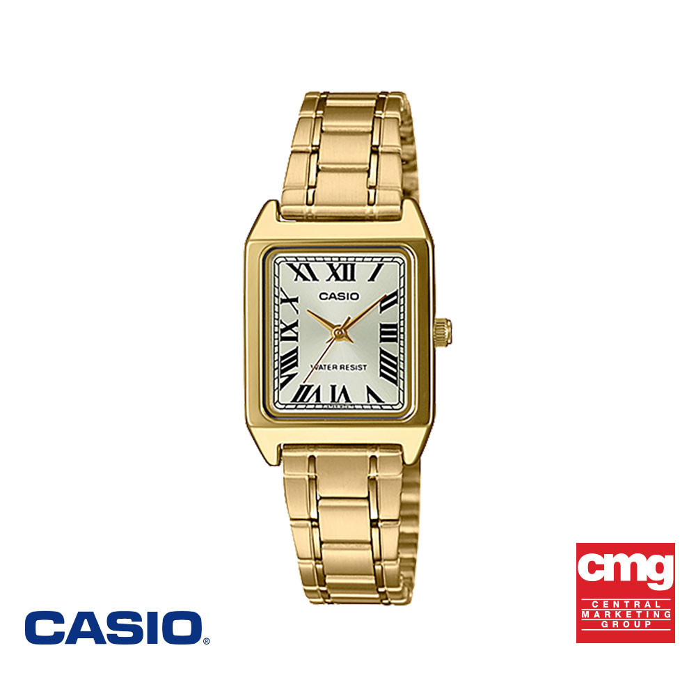 CASIO นาฬิกาข้อมือ GENERAL รุ่น LTP-V007G-9BUDF นาฬิกา นาฬิกาข้อมือ