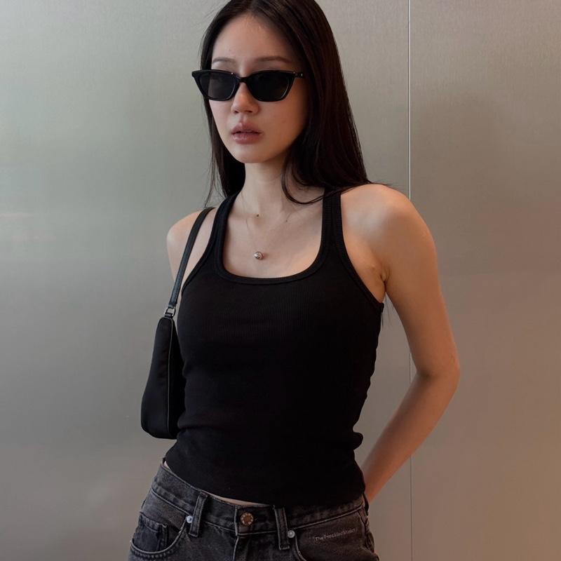 Jules - Everyday Tank Top เสื้อกล้ามเว้าหลัง (Black)