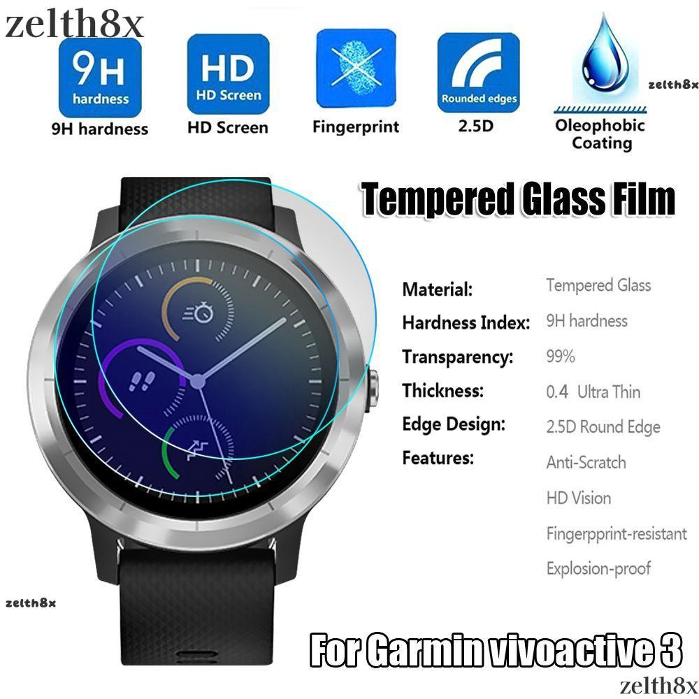 ZELTH 3 ชิ้นสําหรับ Vivoactive 3 Smart Watch 9H HD ฟิล์มป้องกัน