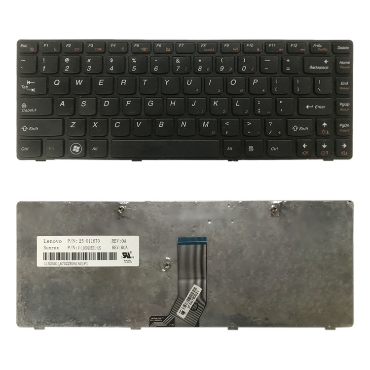 แป้นพิมพ์รุ่น US สําหรับ Lenovo G470 V470 B470 B490 G475 B475E V480C B480 M490 B475 V480 M495