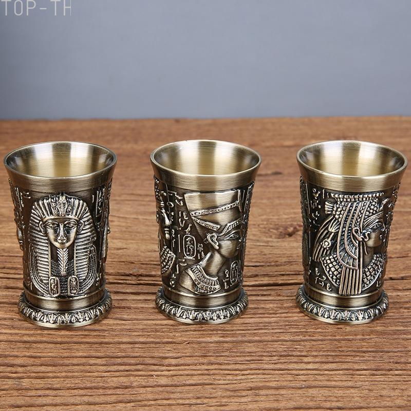 Cocktail glass Egypt Restaurant Tea Whiskey Wine Creative Liquor Metal
