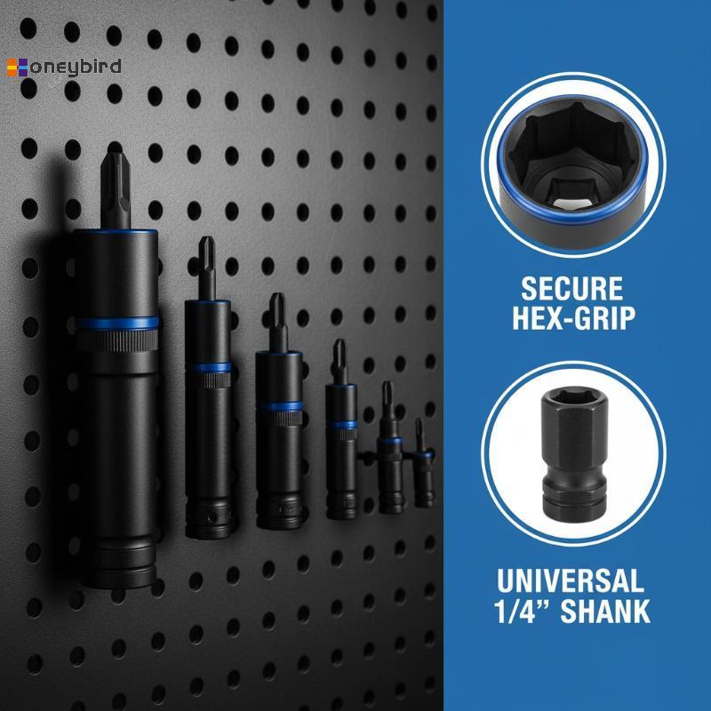 Honeybird 1 5 ชิ้น 150 มิลลิเมตร Hex Nut Driver Extension แขนเจาะอะแดปเตอร์ Soet ประแจสําหรับครัวเรือนช่างไม้ Nice