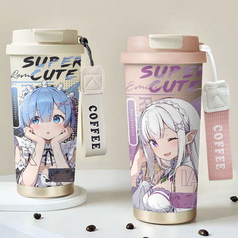 Rem/Emilia/Rem Emilia Thermos Cup ถ้วยพกพา/vuut