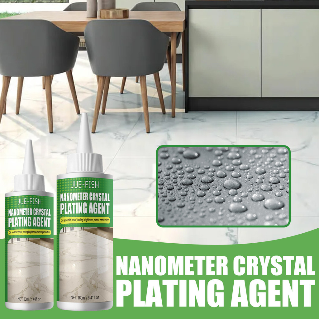 Jue-Fish Stone Crystal Plating Agent Marble Polishing Nano Crystal Liquid Brightening Restore Tile Scratch Care8998989820260715