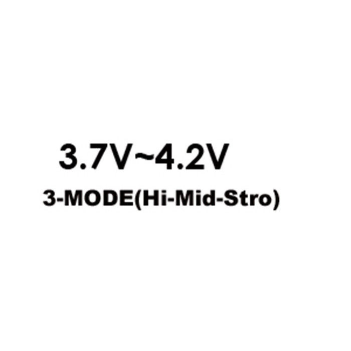 LED ไฟฉายบอร์ด CREE 3W 5W 10W Q5T6 L2 สามความเร็ว 4.2V แผงวงจรหน่วยความจํา 17 มม.