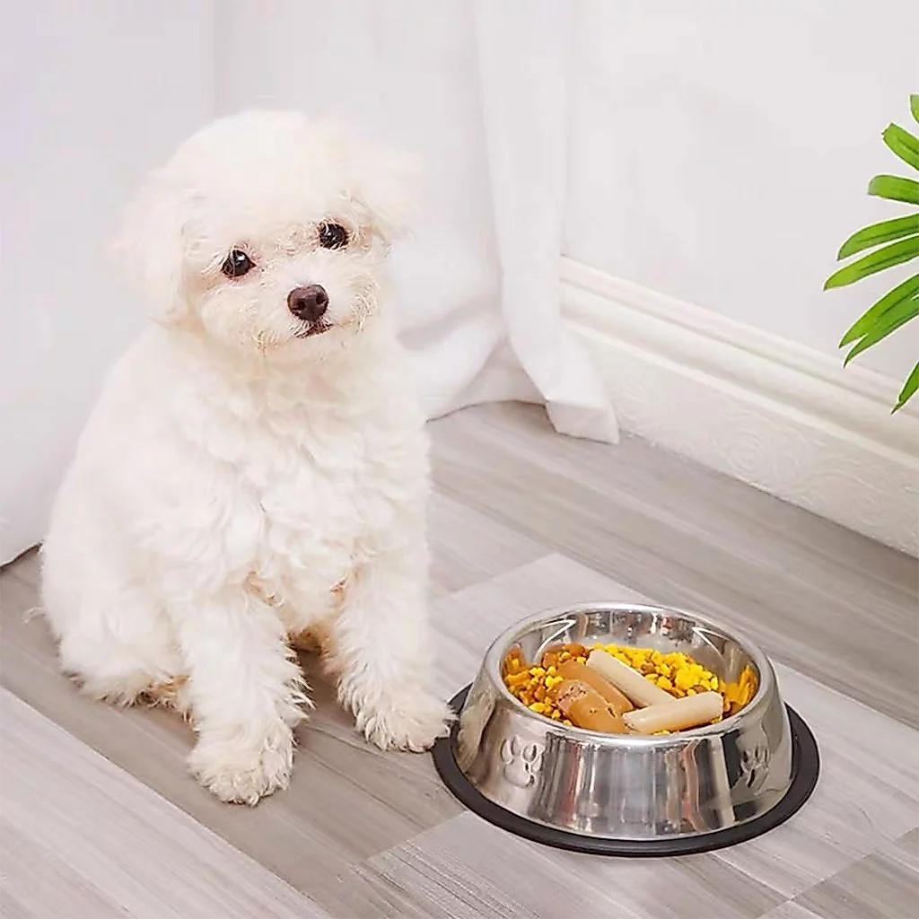 yoyopet : Pet Stainless Bowl ชามอาหารสัตว์เลี้ยง ชามแสตนเลส แมว สุนัข มีหลายขนาด สินค้าพร้อมส่ง thumbnail 7