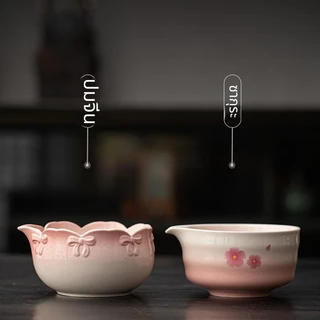 ถ้วยชงมัทฉะ สีดอกซากุระ ถ้วยชงชา chawan matcha 550ml พุดดิ้งไข่นึ่ง ชงชา ชามขนมหวานถ้วยกาแฟนม