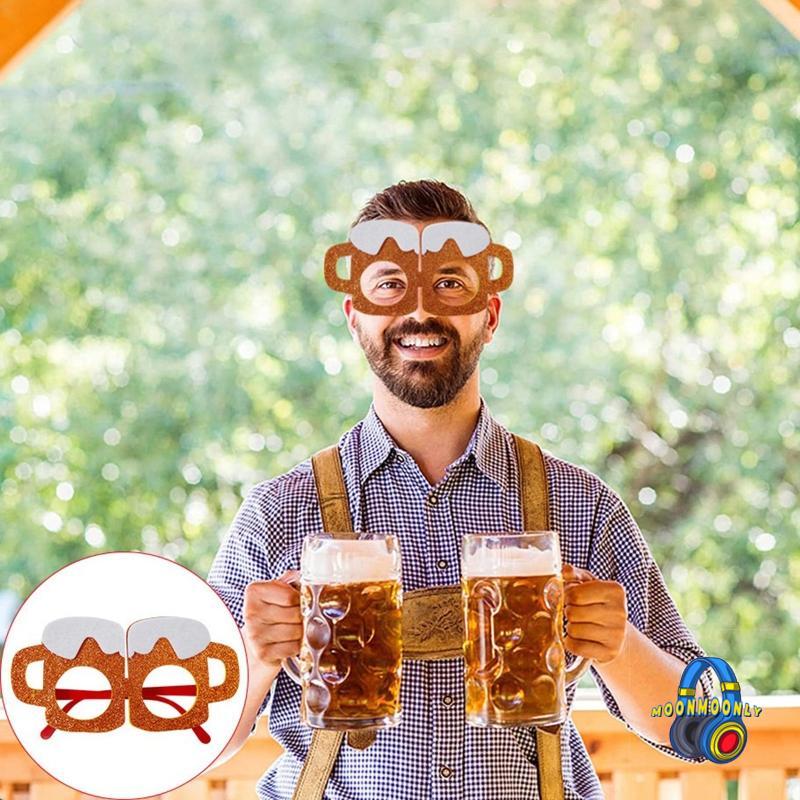 MOON Oktoberfest Party Glass เทศกาลเบียร์ Oktoberfest Party ตกแต่งโปรดปราน Supply