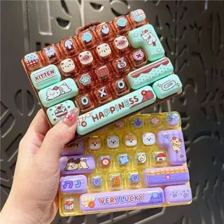 [Kacoom] Mini Fidget คีย์บอร์ดกดของเล่นความวิตกกังวลบรรเทารูปแบบสัตว์น่ารักน้ําหนักเบา Sensory ของเล่นสําหรับเด็กของที่ระลึกท่องเที่ยว TH