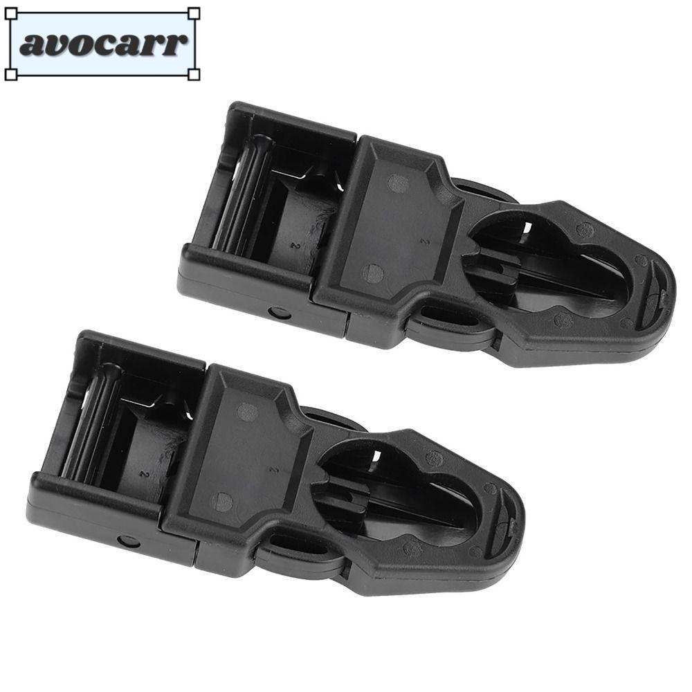 AVOCAR Diving Flippers Strap Buckles, Black Detachable Design Fin Strap Buckles, อะไหล่ปรับ Quick Re