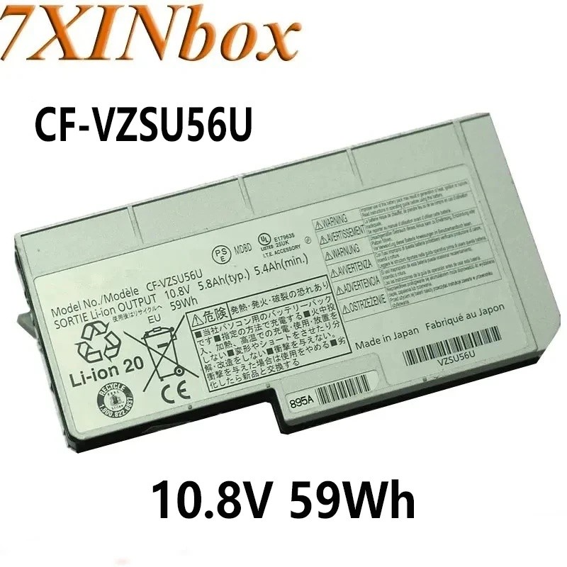 7XINbox CF-VZSU56U VZSU56U 10.8V 59Wh แบตเตอรี่แล็ปท็อปสําหรับ Panasonic Toughbook CF-F9 CF-F8