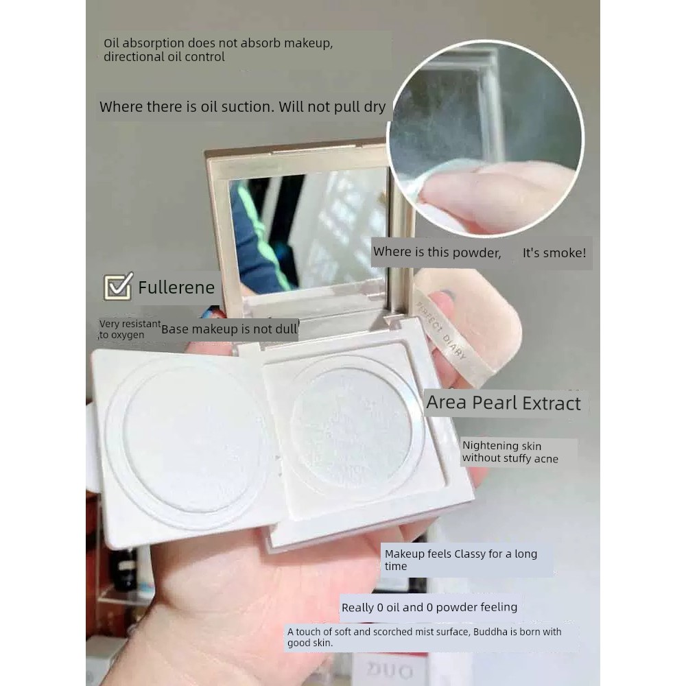แป้งฝุ่น loose powder Perfect Diary Blue Matte Setting Loose Powder