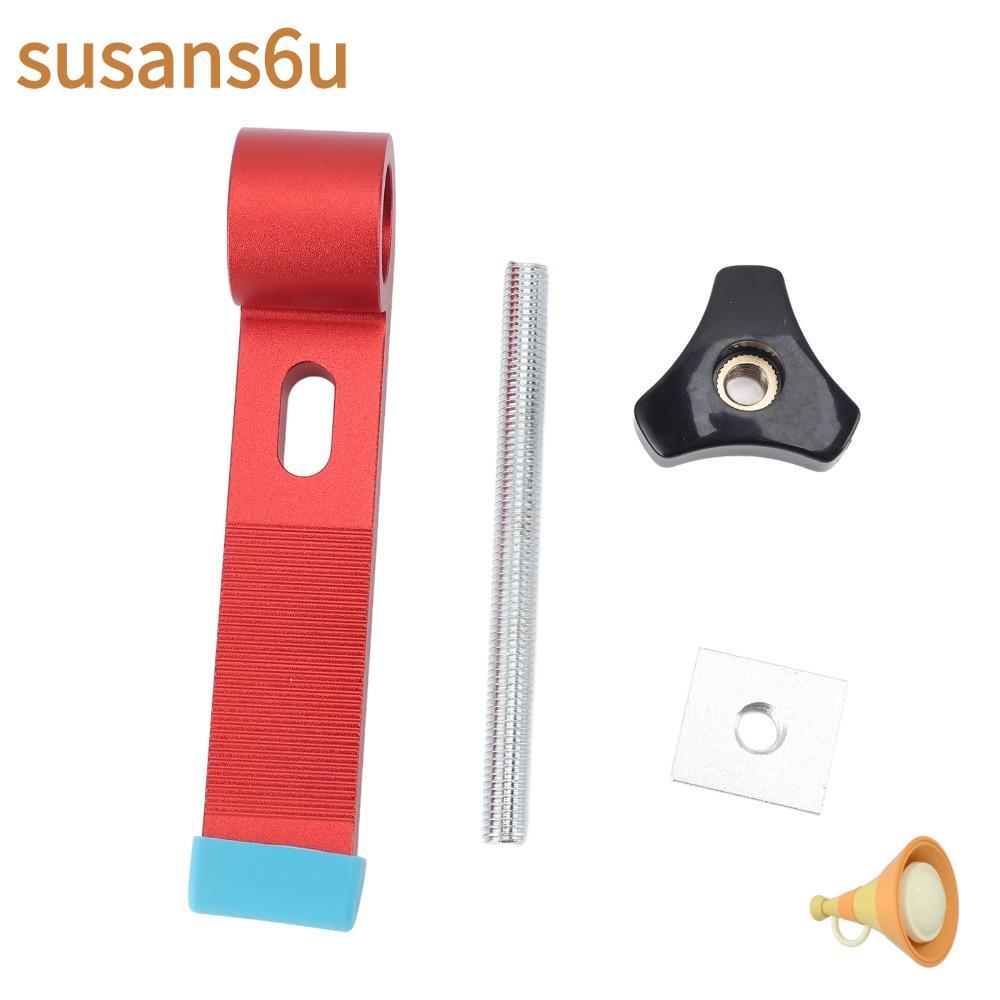 SUSAN T Track Clamp, T Slots Aluminium Alloy T Track Clamps Kit, Accessories Red Adjustable T Track 