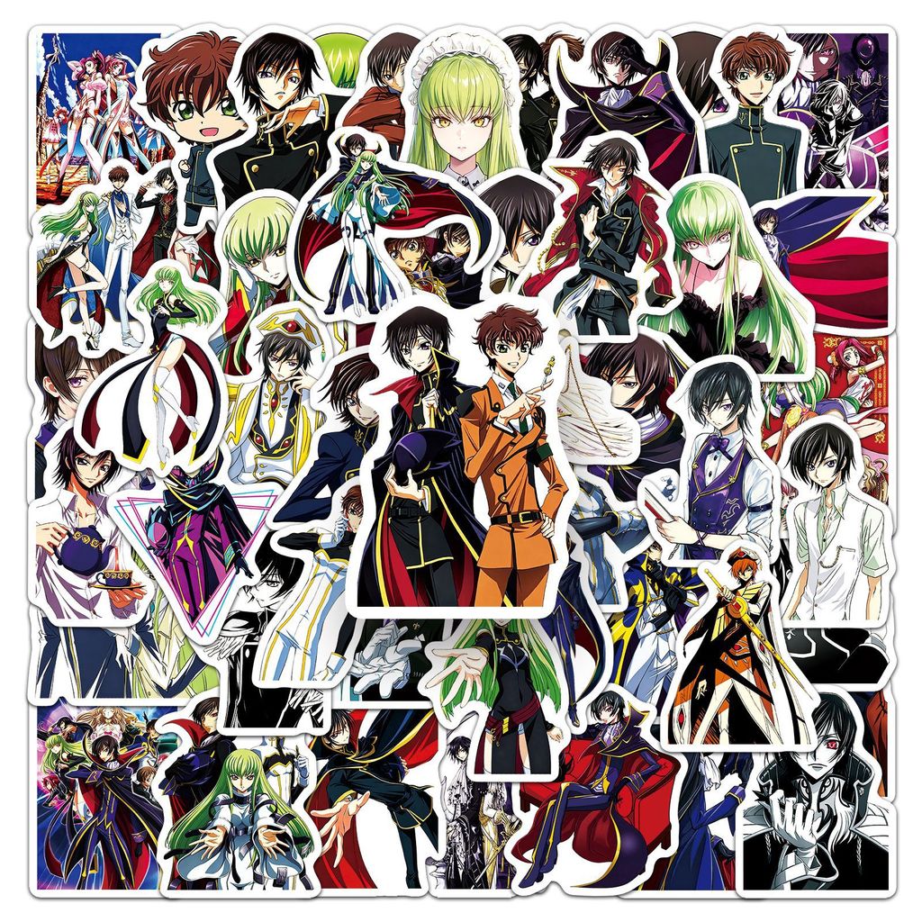 ❉ Code Geass Mini Stickers ❉ 50 ชิ้น/เซ็ตกันน้ํา DIY Fashion Decals สติ๊กเกอร์ Doodle