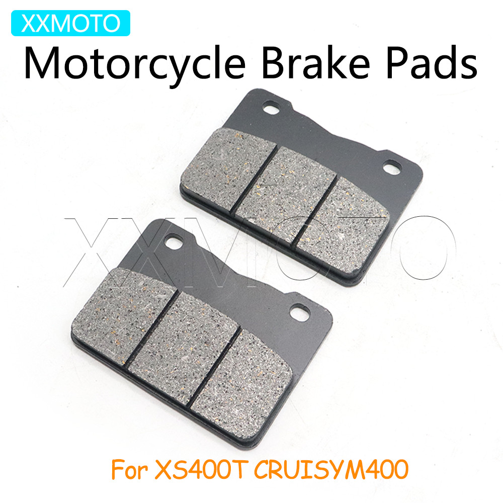 สําหรับ SYM XS400T CRUISYM400 XS 400T CRUISYM 400 รถจักรยานยนต์ผ้าเบรคด้านหน้าอุปกรณ์เสริม